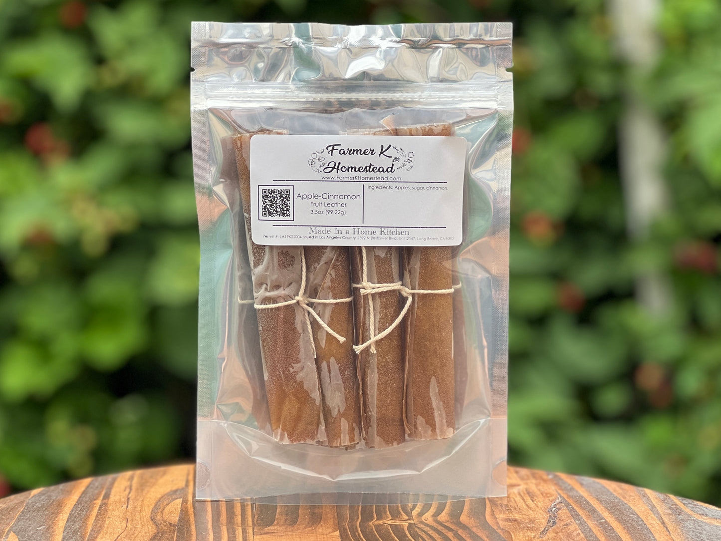 Apple-Cinnamon Fruit Leather - 3.5oz