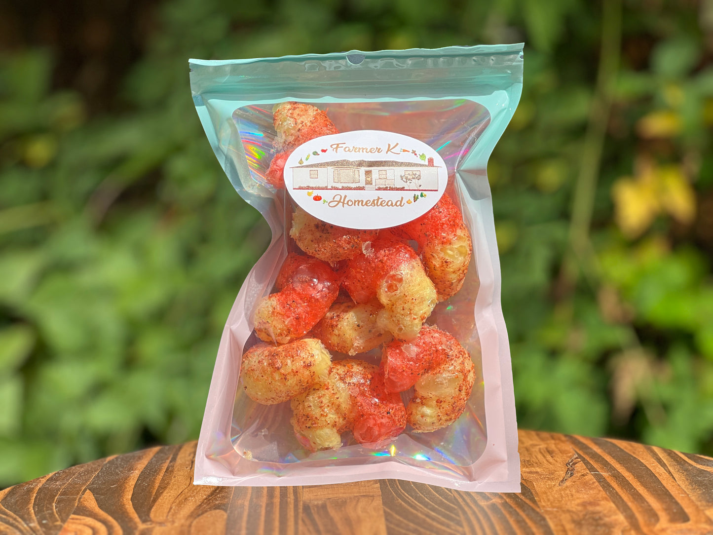 Peach Puffs Enchilados Freeze Dried Candy - 1.9oz