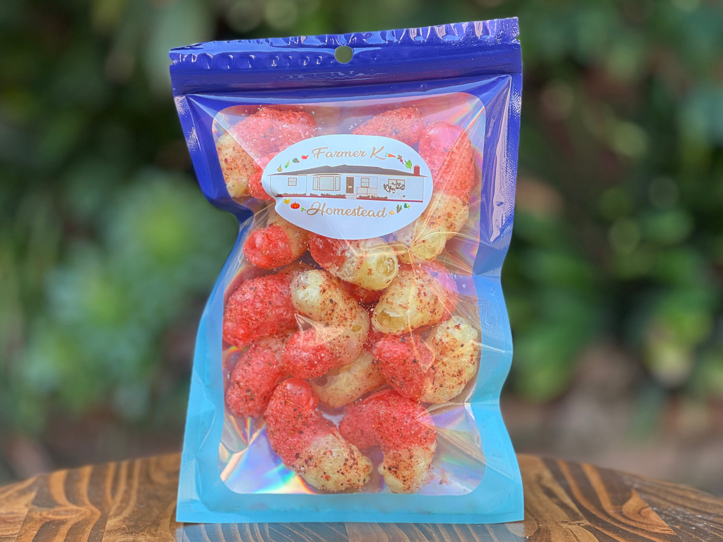 Peach Puffs Enchilados Freeze Dried Candy - 1.9oz