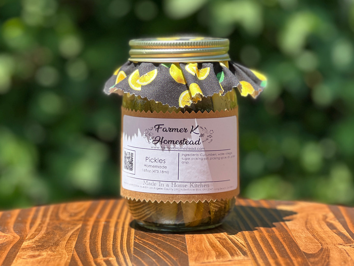 Homemade Pickles - 16oz