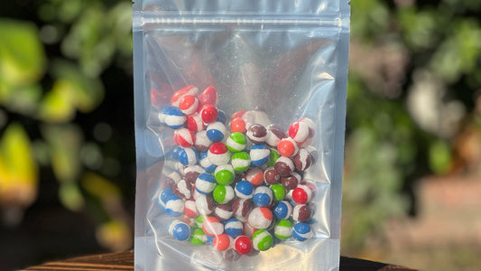 Colorful small-batch freeze-dried candy from Farmer K Homestead