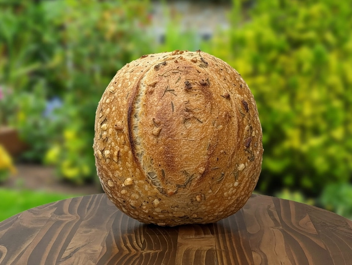 Garlic & Rosemary Sourdough Loaf - 2.45lbs