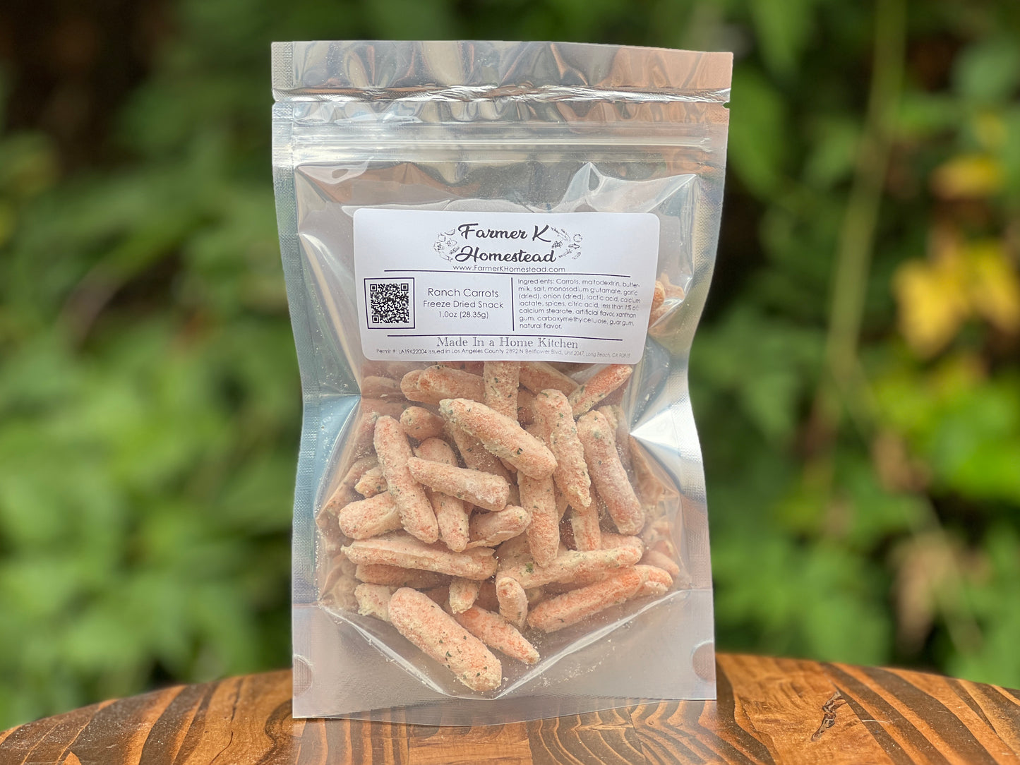 Ranch Carrots Freeze Dried Snacks - 1.0oz